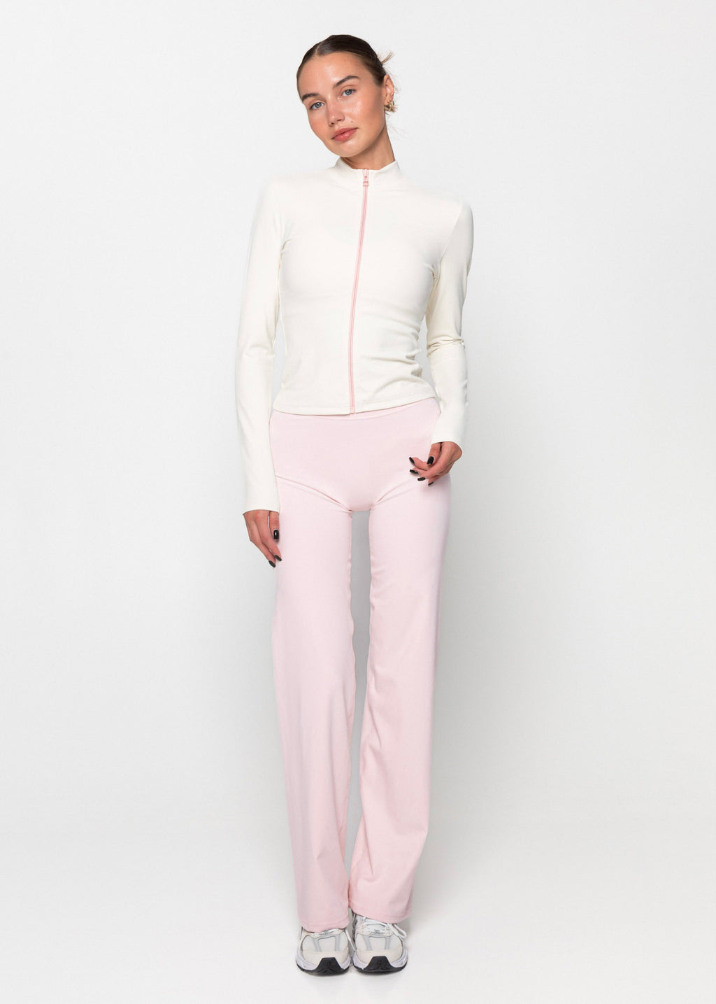 Taisnas bikses MĪKSTI ROZĀ